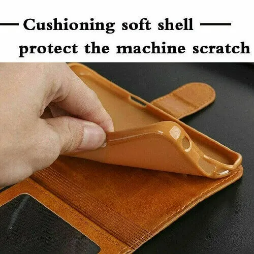 Samsung Galaxy A52 SupRShield Wallet Leather Card Holder Flip Protective Shockproof Magnetic Case Cover (Rose Gold)