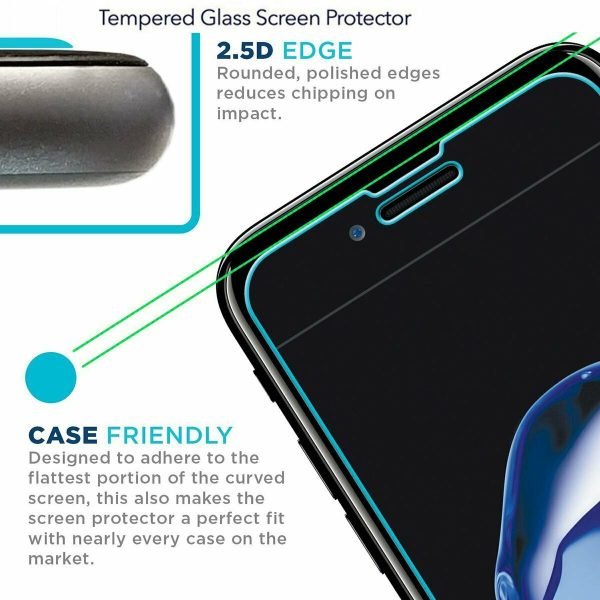 2 Pack Samsung Galaxy S21 Black Tempered Glass LCD Full Cover Screen Protector Film Guard