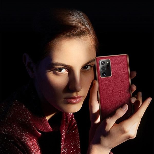 For Samsung Galaxy S21 Soft Leather Shockproof Luxury Stream Plating Elegant Case Cover (Green) - Image 5