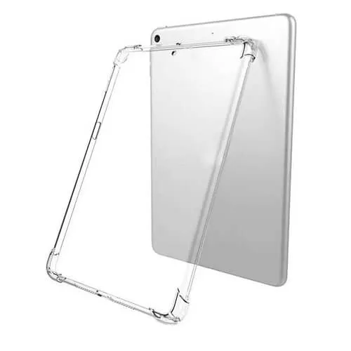 Apple iPad Air 1 Clear Case Shockproof Tough Gel Transparent Air Cushion Heavy Duty Phone Back Cover (Crystal Clear)