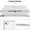 Apple iPad Air 2 Clear Case Shockproof Tough Gel Transparent Air Cushion Heavy Duty Phone Back Cover (Crystal Clear)
