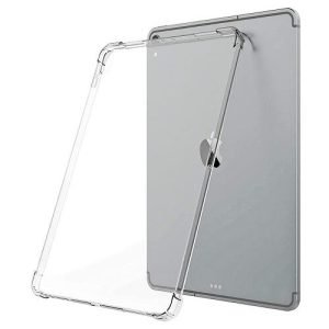 Apple iPad Mini 1 Clear Case Shockproof Tough Gel Transparent Air Cushion Heavy Duty Phone Back Cover (Crystal Clear)