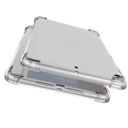 Apple iPad Mini 2 Clear Case Shockproof Tough Gel Transparent Air Cushion Heavy Duty Phone Back Cover (Crystal Clear)