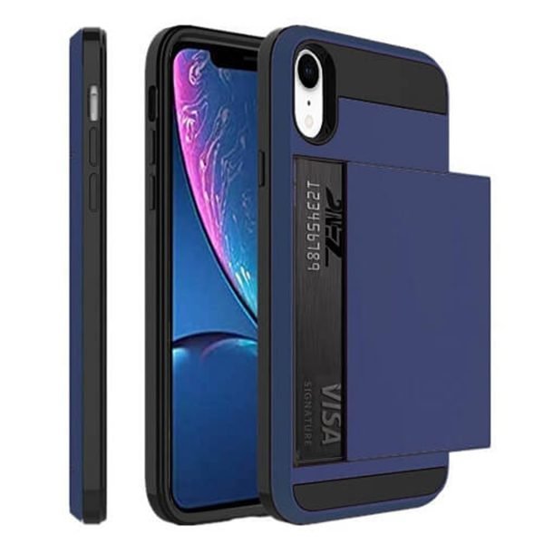 Apple iPhone XR Card Slot Wallet Cover Case