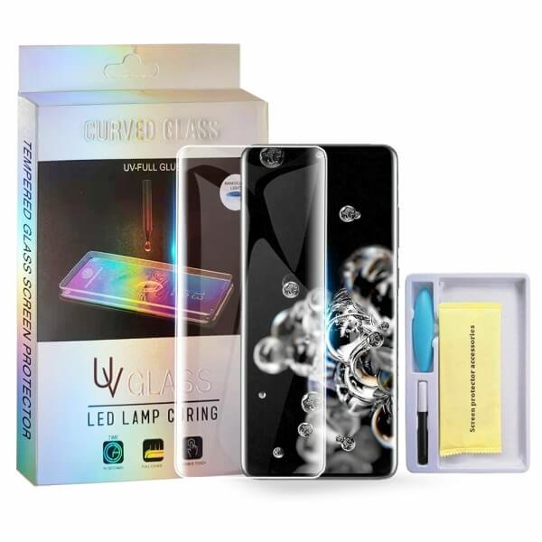 For Samsung Galaxy S20 Ultra UV Liquid Gel Tempered Glass Screen Protector Film Guard (Clear)