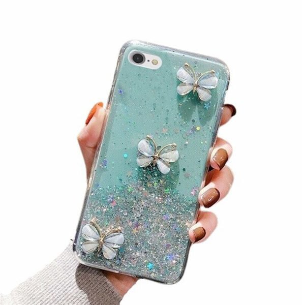 Apple iPhone 8 Crystal butterfly Case Cover