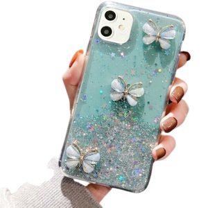 Apple iPhone 12 Crystal butterfly Cover Case