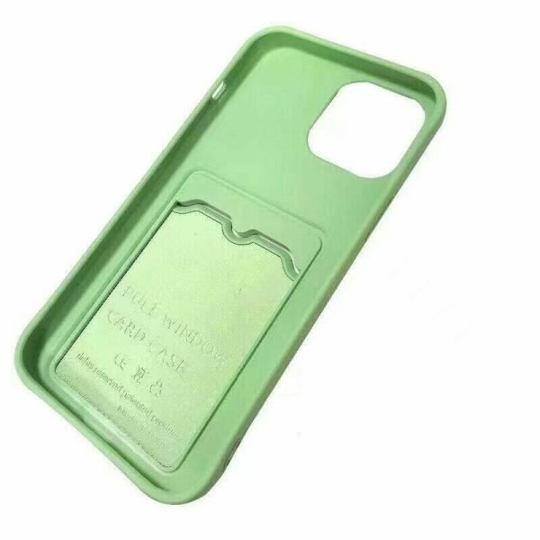 For Apple iPhone XR Smart Shockproof Slide Camera Protector Card Slots Wallet Case Cover (Purple) - Image 6