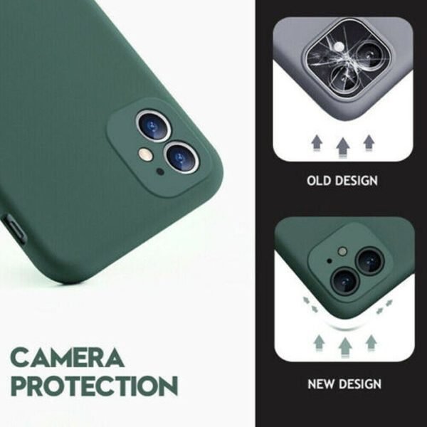 For Apple iPhone 12 Pro Smart Case Shockproof Silicone Full Camera Protective Back Cover (Red) - Image 8