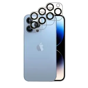 [ 3 Pack ] Apple iPhone 14 Pro Camera Lens Screen Protector Anti Scratch Tempered Glass Film Guard