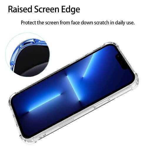 Apple iPhone 14 Pro Max Crystal Clear Heavy Duty Transparent TPU Bumper Shockproof Case Cover