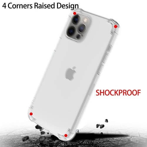 Apple iPhone 14 Pro Max Crystal Clear Heavy Duty Transparent TPU Bumper Shockproof Case Cover