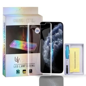 For Apple iPhone 11 Pro Max UV Liquid Gel Tempered Glass Screen Protector Film Guard (Clear)