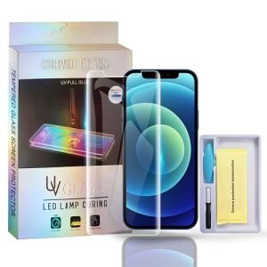 For Apple iPhone 12 UV Liquid Gel Tempered Glass Screen Protector Film Guard (Clear)