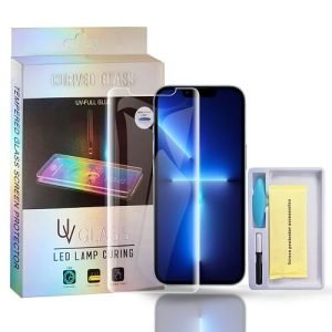 For Apple iPhone 13 Pro Max UV Liquid Gel Tempered Glass Screen Protector Film Guard (Clear)