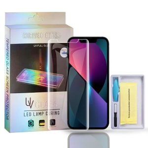 For Apple iPhone 13 UV Liquid Gel Tempered Glass Screen Protector Film Guard (Clear) (Copy)