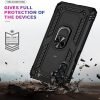 Samsung Galaxy A13 5G Magnetic Ring Rugged Shockproof Case Heavy Duty Protective Back Cover (Black)
