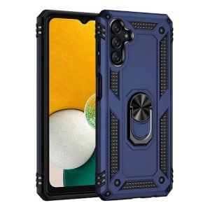 Samsung Galaxy A13 5G Magnetic Ring Rugged Shockproof Case Heavy Duty Protective Back Cover (Blue)