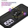 Samsung Galaxy A33 5G Magnetic Ring Rugged Shockproof Case Heavy Duty Protective Back Cover (Black)