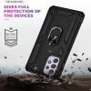 Samsung Galaxy A33 5G Magnetic Ring Rugged Shockproof Case Heavy Duty Protective Back Cover (Black)