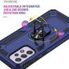 Samsung Galaxy A33 5G Magnetic Ring Rugged Shockproof Case Heavy Duty Protective Back Cover (Navy Blue)