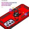 Samsung Galaxy A33 5G Magnetic Ring Rugged Shockproof Case Heavy Duty Protective Back Cover (Red)