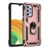 Samsung Galaxy A33 5G Magnetic Ring Rugged Shockproof Case Heavy Duty Protective Back Cover (Rose Gold)