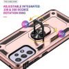 Samsung Galaxy A52 Magnetic Ring Cover Cover, Screen Protector,Tempered Glass, Wallet Leather Flip Cover, Charging Cable & Adapter. Samsung Galaxy A52 Magnetic Ring Rugged Shockproof Case Heavy Duty Protective Back Cover (Rose Gold)