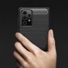 Samsung Galaxy A52s Shockproof Heavy Duty Rugged Matte Carbon Fiber Case Cover (Black)