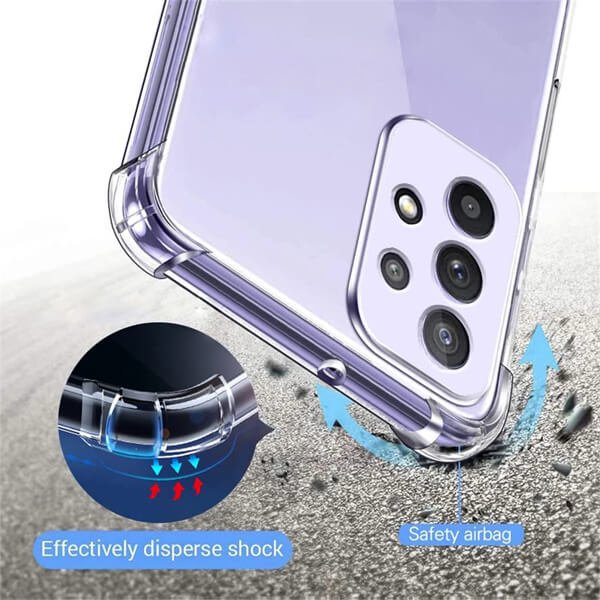 Samsung Galaxy A53 5G Crystal Clear Heavy Duty Transparent TPU Bumper Shockproof Case Cover - Image 5