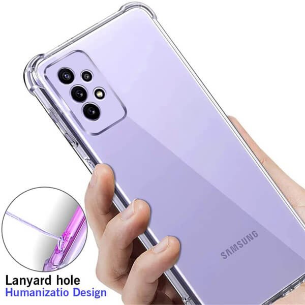 Samsung Galaxy A53 5G Crystal Clear Heavy Duty Transparent TPU Bumper Shockproof Case Cover - Image 7
