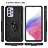 Samsung Galaxy A53 5G Magnetic Ring Rugged Shockproof Case Heavy Duty Protective Back Cover (Black)