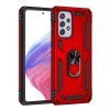 Samsung Galaxy A53 5G Magnetic Ring Protective Case, Screen Protector,Tempered Glass, Wallet Leather Flip Cover, Charging Cable & Adapter. Samsung Galaxy A53 5G Magnetic Ring Rugged Shockproof Case Heavy Duty Protective Back Cover (Red)