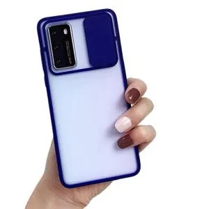 Samsung Galaxy S20 Case Smart Shockproof Slide Camera Protector Case Galaxy S20 Cover (Blue)