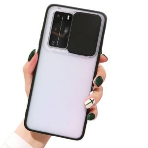 Samsung Galaxy S20 Case Smart Shockproof Slide Camera Protector Case Galaxy S20 Cover (Black)