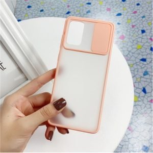 Samsung Galaxy S20 Ultra Smart Shockproof Slide Camera Case Cover (Sky Blue)