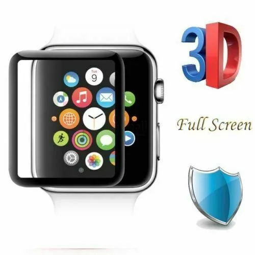 (2 Pcs) Fitbit Versa 2 Screen Protector Full Coverage Tempered Glass Guard (Black) - Image 9