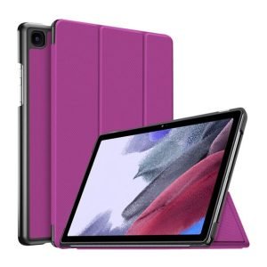 Samsung Galaxy Tab A7 Lite Case 8.7 Inch 2021 SM-T220 T225 Folio Smart Leather Magnetic Flip Stand Shockproof Cover (Purple)