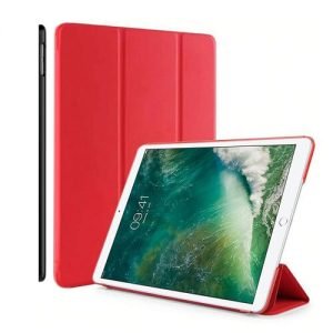 Apple iPad 12.9 2nd Gen 2017 Folio Smart Leather Magnetic Stand Case Cover (Red)