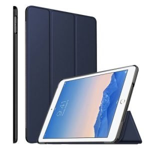 Apple iPad Air 5 Folio Smart Leather Stand Case (Blue)
