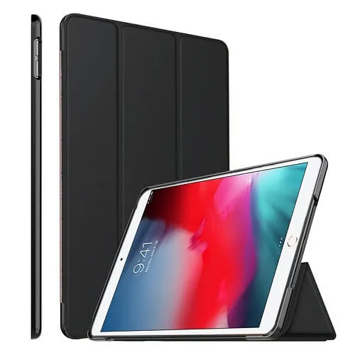 Apple iPad Air 3 Folio Smart Leather Magnetic Stand Case Cover (Black)