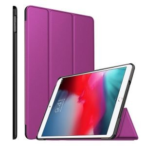 Apple iPad Air 3 Folio Smart Leather Magnetic Stand Case Cover (Purple)