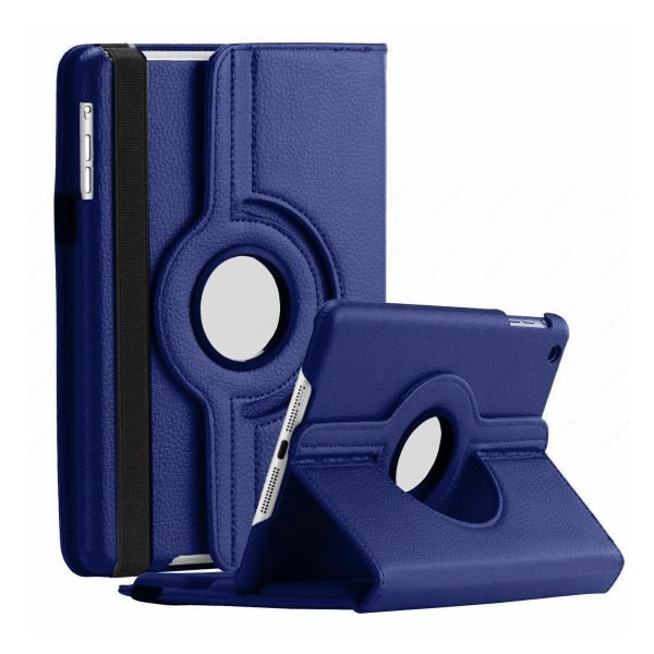 Samsung Galaxy Tab A7 Lite 8.7 inch SM-T220 T225 Case 360 Degree Rotating Stand Leather Shockproof Cover (Blue)