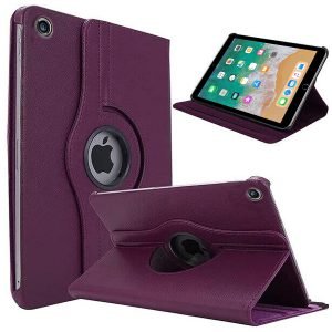 Apple iPad 6th Gen 9.7 Leather Case Cover For Sale (Purple)