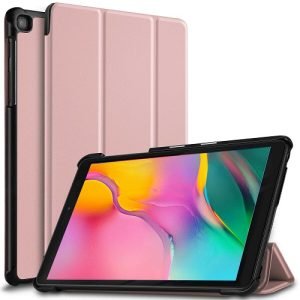 Apple iPad 2nd Gen Folio Smart Leather Stand Case (Rose Gold)