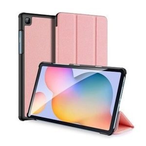 Samsung Galaxy Tab S6 Lite 10.4″ SM-P610 P615 Folio Smart Leather Magnetic Stand Case Cover (Rose Gold)