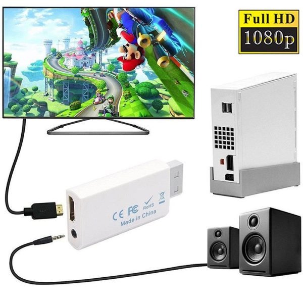 Wii to HDMI Converter Output Video Audio Adapter, with 1080P 720P 480P 3.5mm Audio Video Output Supports All Wii Display Models - Image 4