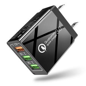 Fast Quick Charge Charging Qualcomm QC3.0 25W 3 USB Ports AC Plug Wall Charger Power US Adapter