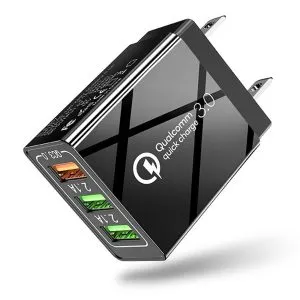 Fast Quick Charge Charging Qualcomm QC3.0 25W 3 USB Ports AC Plug Wall Charger Power US Adapter