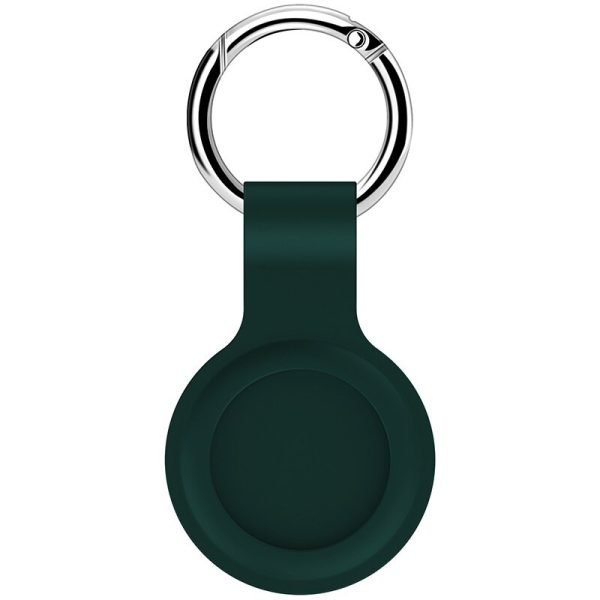 AirTag Case with Key Ring, Secure Holder Protective Cover for Air Tag with Scratch Resistance Accessory - Black - Image 7